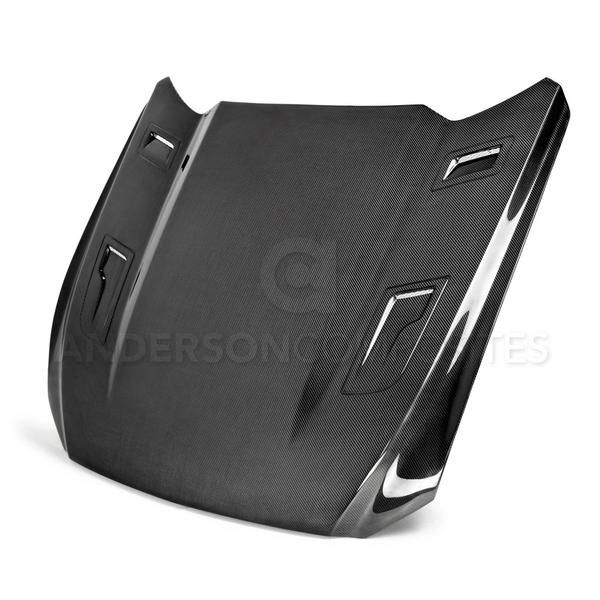 Anderson Composites Carbon Motorhaube doppelseitig für Ford Mustang 2015-2017 TYPE-GTH - The Performance Shop | Your #1 Source for Performance Parts