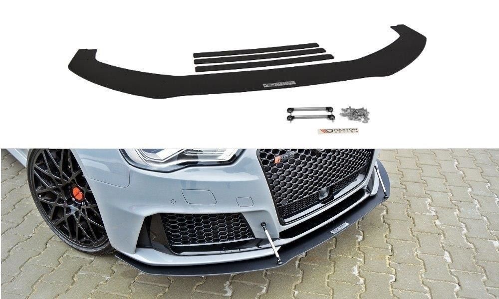 Maxton Design Racing-Frontlippe für Audi 8V RS3 schwarz unbearbeitet - The Performance Shop | Your #1 Source for Performance Parts