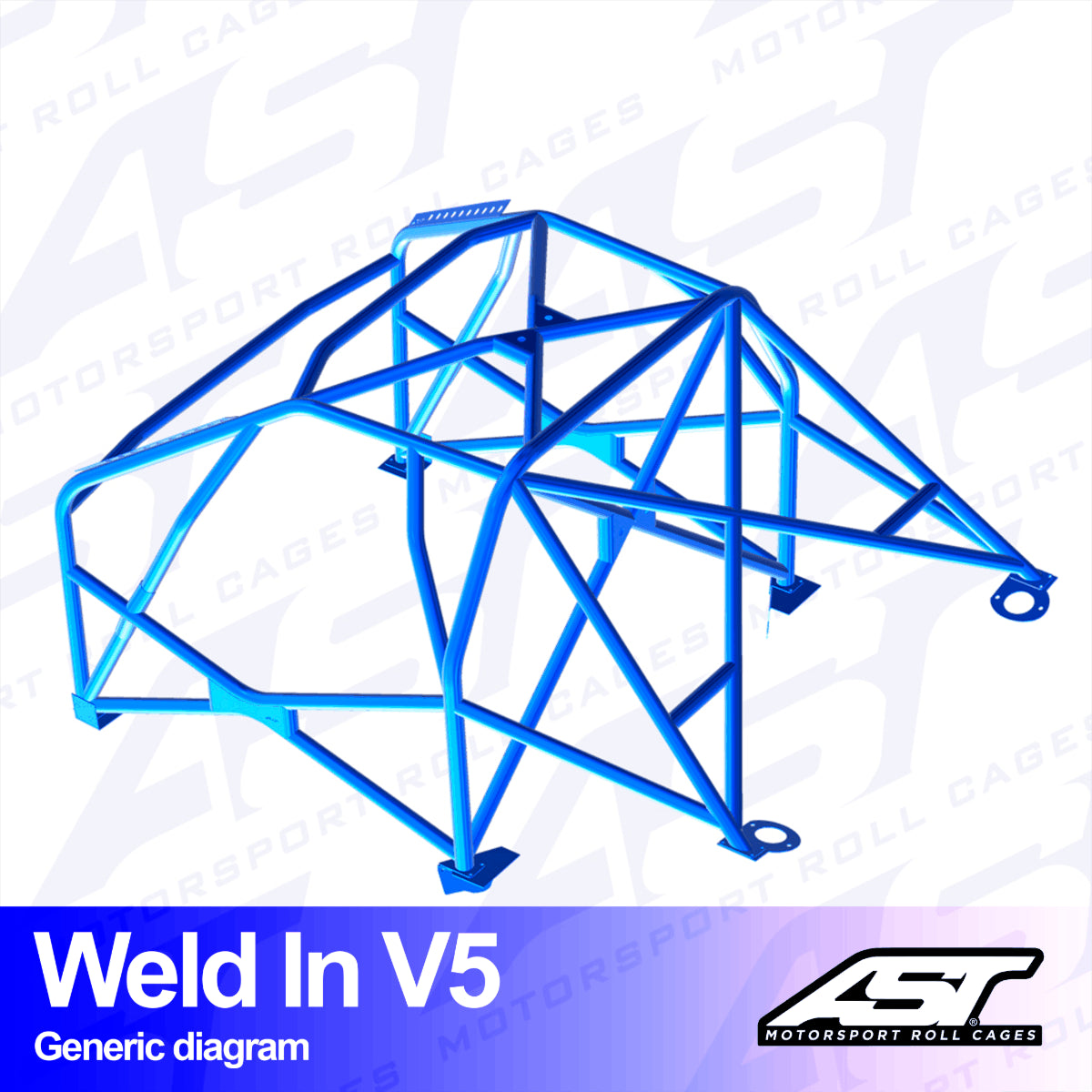 AST Überrollkäfige V5 Einschweißbarer 8-Punkt-Überrollkäfig für VW Golf 4 3-Türer, 4WD - The Performance Shop | Your #1 Source for Performance Parts