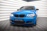 Maxton Design Cup Spoilerlippe Front Ansatz V.1 passend für BMW 1er M-Paket E87 Facelift schwarz Hochglanz - The Performance Shop | Your #1 Source for Performance Parts