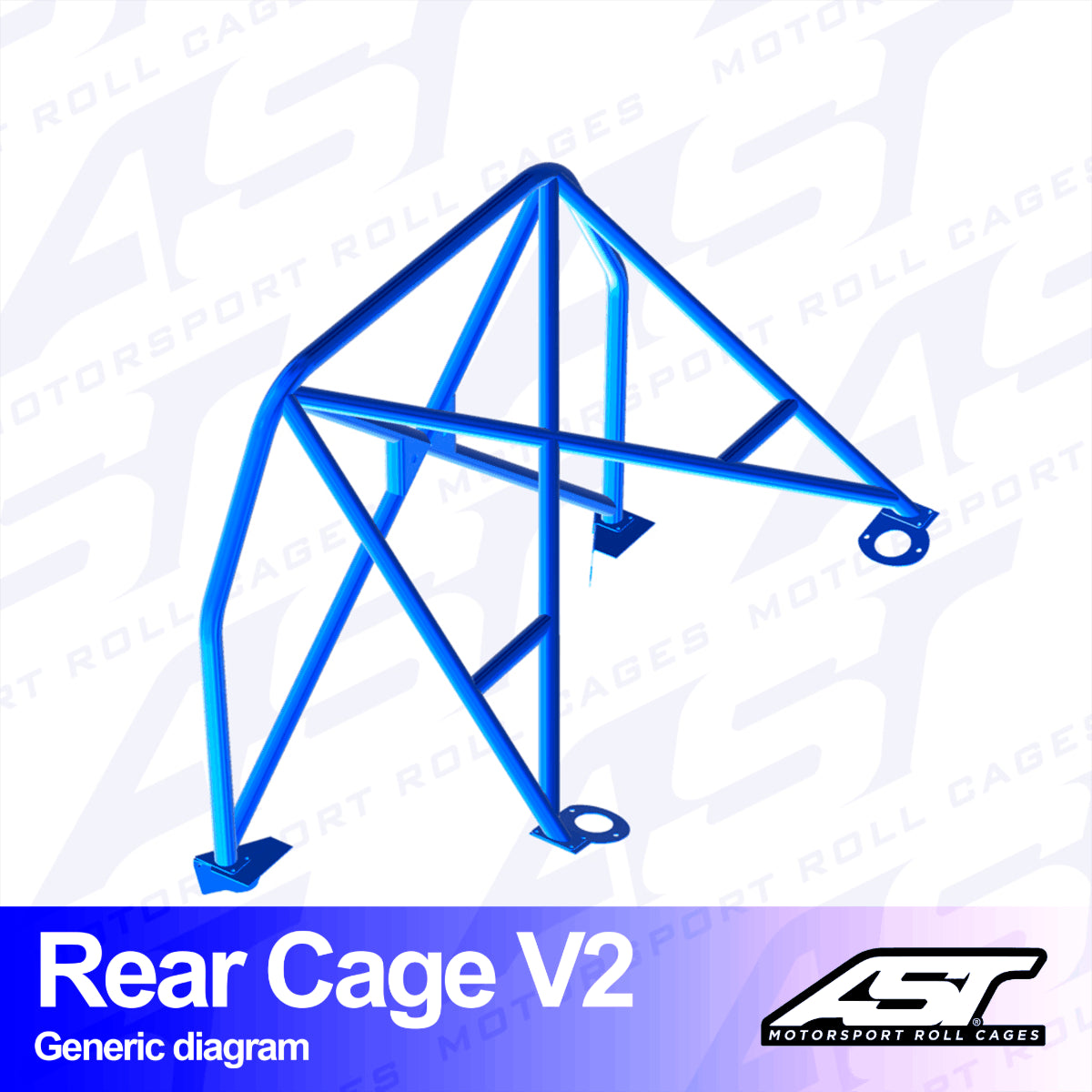 AST Rollcages V2 Bolt-In Hinterer Überrollkäfig für Renault Megane 1 - The Performance Shop | Your #1 Source for Performance Parts