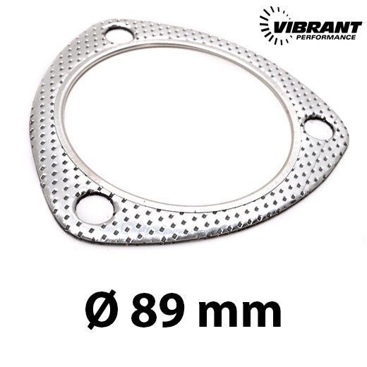 Vibrant Performance Exhaust Flange Gasket 89 mm - 3.5" (3 Hole)