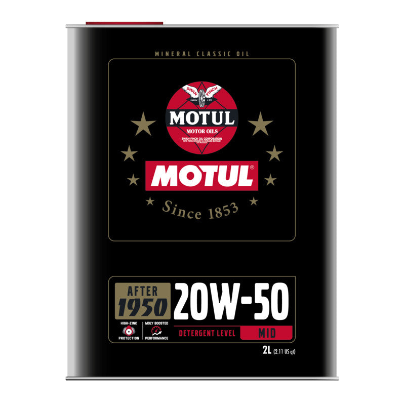 Motul Classic 20W50 – Historique Motoröl (2L) - The Performance Shop | Your #1 Source for Performance Parts