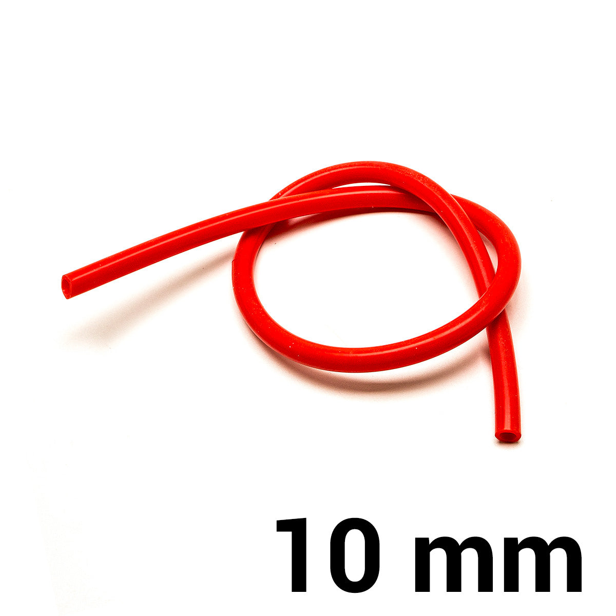 Silikonschlauch Ø10 mm - Rot (pro Meter)