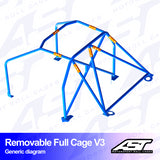 AST Rollcages V3 Abnehmbarer, verschraubter 6-Punkt-Überrollkäfig für Toyota MR-S - The Performance Shop | Your #1 Source for Performance Parts