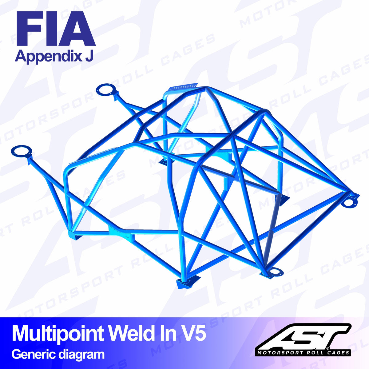 AST Überrollkäfige V5 Einschweißbarer 10-Punkt-Überrollkäfig für Citroen Saxo – FIA - The Performance Shop | Your #1 Source for Performance Parts