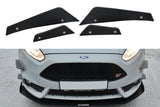 Maxton Design Racing-Canards für Ford Fiesta MK7 ST Facelift schwarz unbearbeitet - The Performance Shop | Your #1 Source for Performance Parts