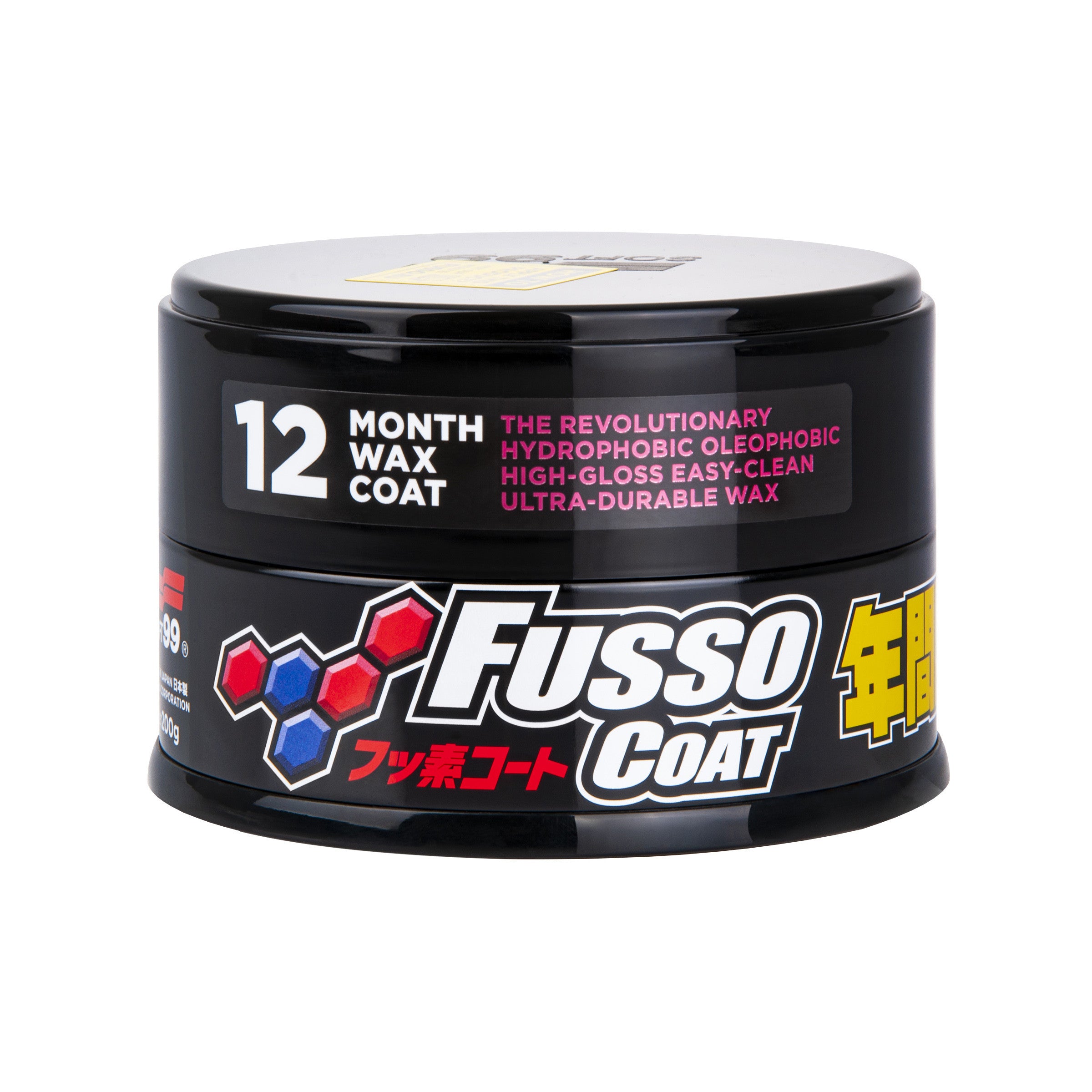 Soft99 | Fusso Coat 12 Months Wax Dark hartes Autowachs, 200 g - The Performance Shop | Your #1 Source for Performance Parts