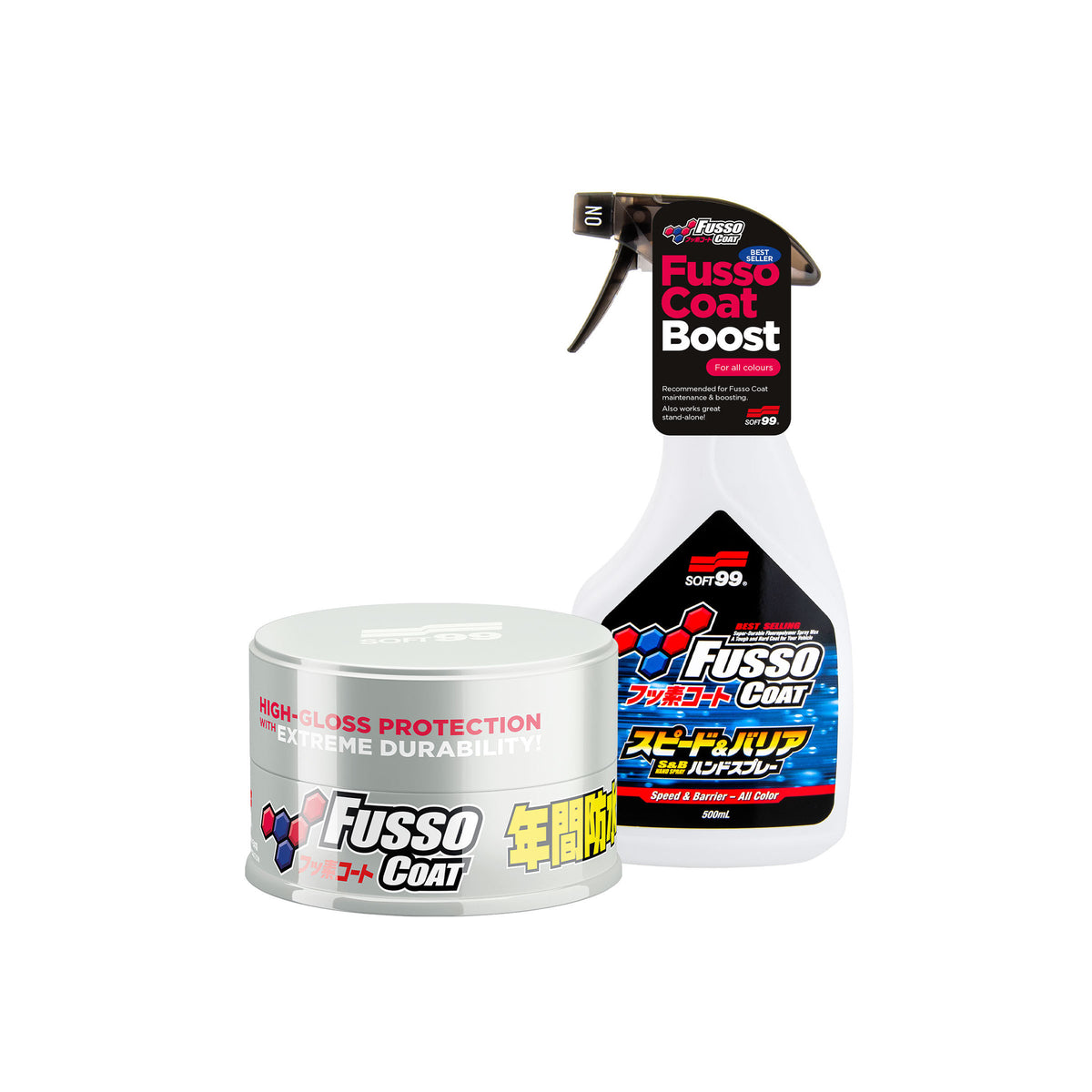 Soft99 | Fusso Coat 12 Months Wax Light + Fusso Coat Speed & Barrier - The Performance Shop | Your #1 Source for Performance Parts