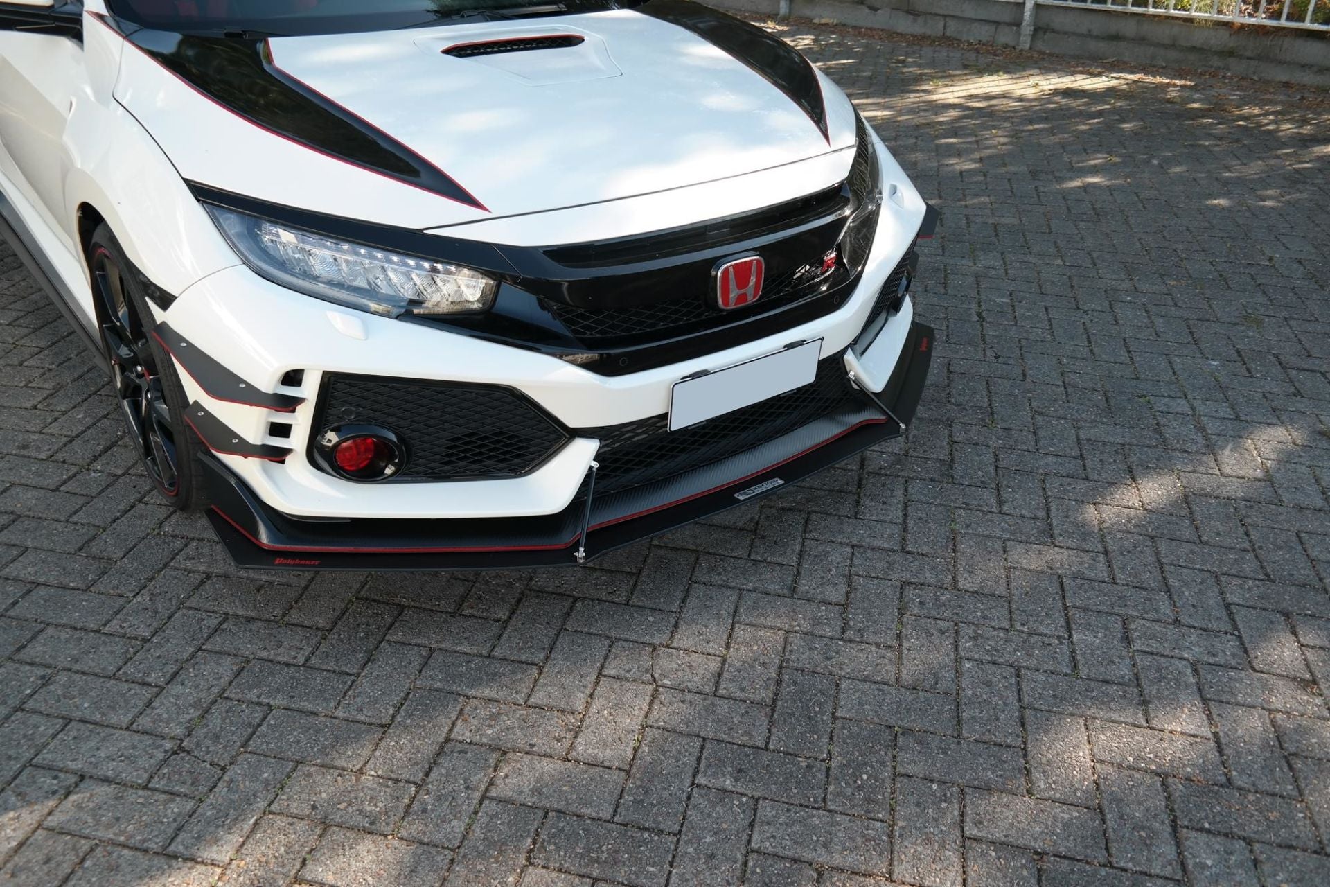 Maxton Design Racing-Frontlippe für Honda Civic FK8 Type-R schwarz unbearbeitet - The Performance Shop | Your #1 Source for Performance Parts