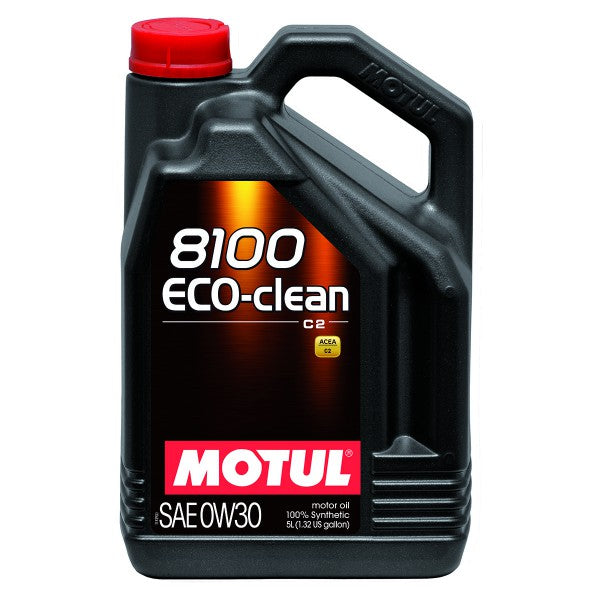 Motul 8100 Eco Clean C2 0W30 Motoröl (Ford, Fiat & FAP Honda, Toyota, Subaru, Suzuki) 5L - The Performance Shop | Your #1 Source for Performance Parts