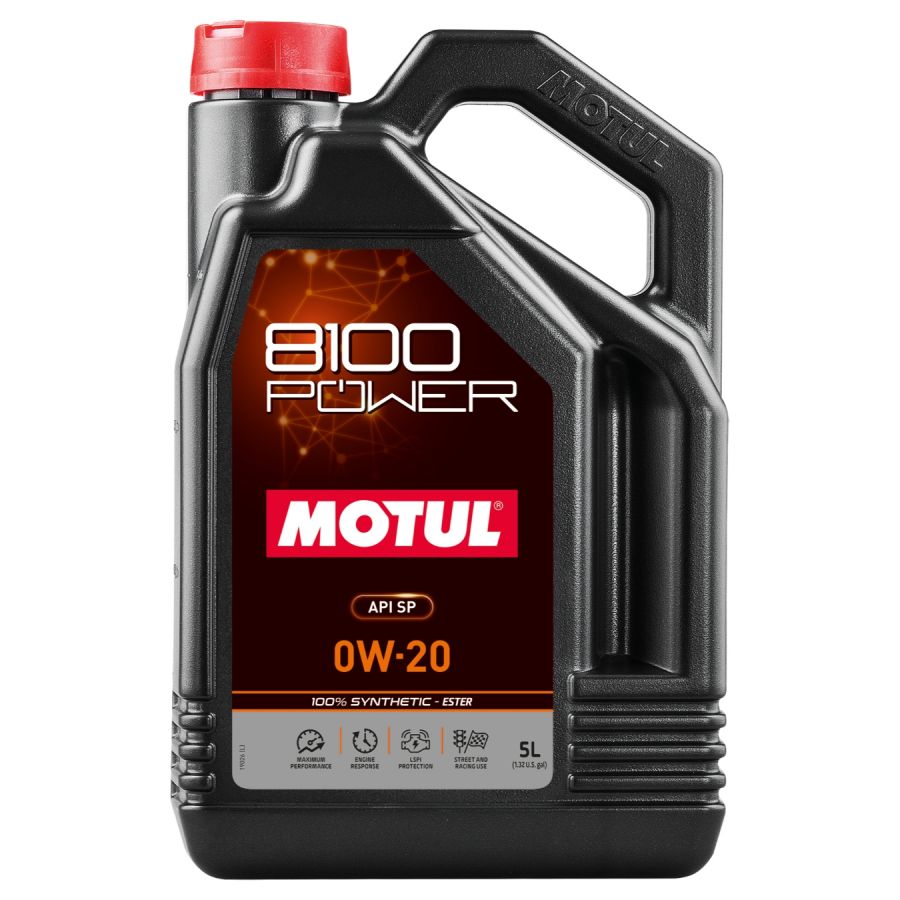 Motul 8100 Power 0W20 Motoröl (5L) - The Performance Shop | Your #1 Source for Performance Parts