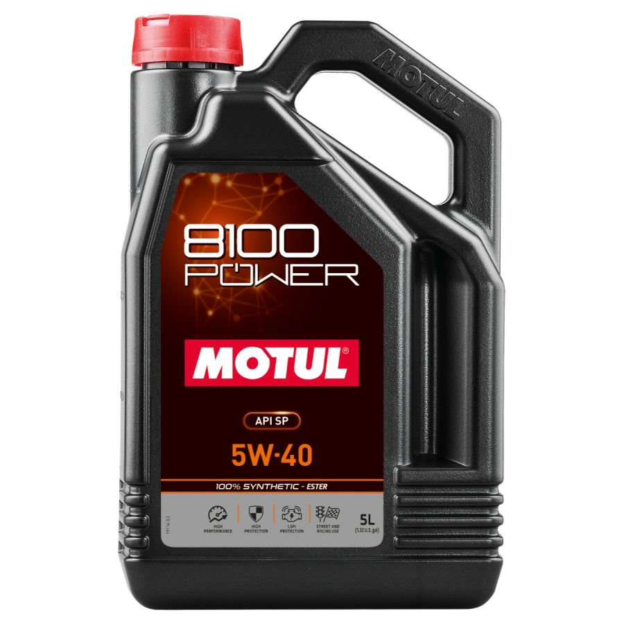 Motul 8100 Power 5W40 Motoröl (5L) - The Performance Shop | Your #1 Source for Performance Parts