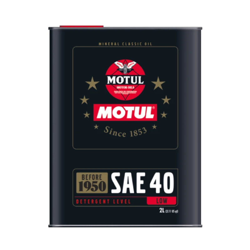 Motul Historique Motoröl – SAE40 (2L) - The Performance Shop | Your #1 Source for Performance Parts