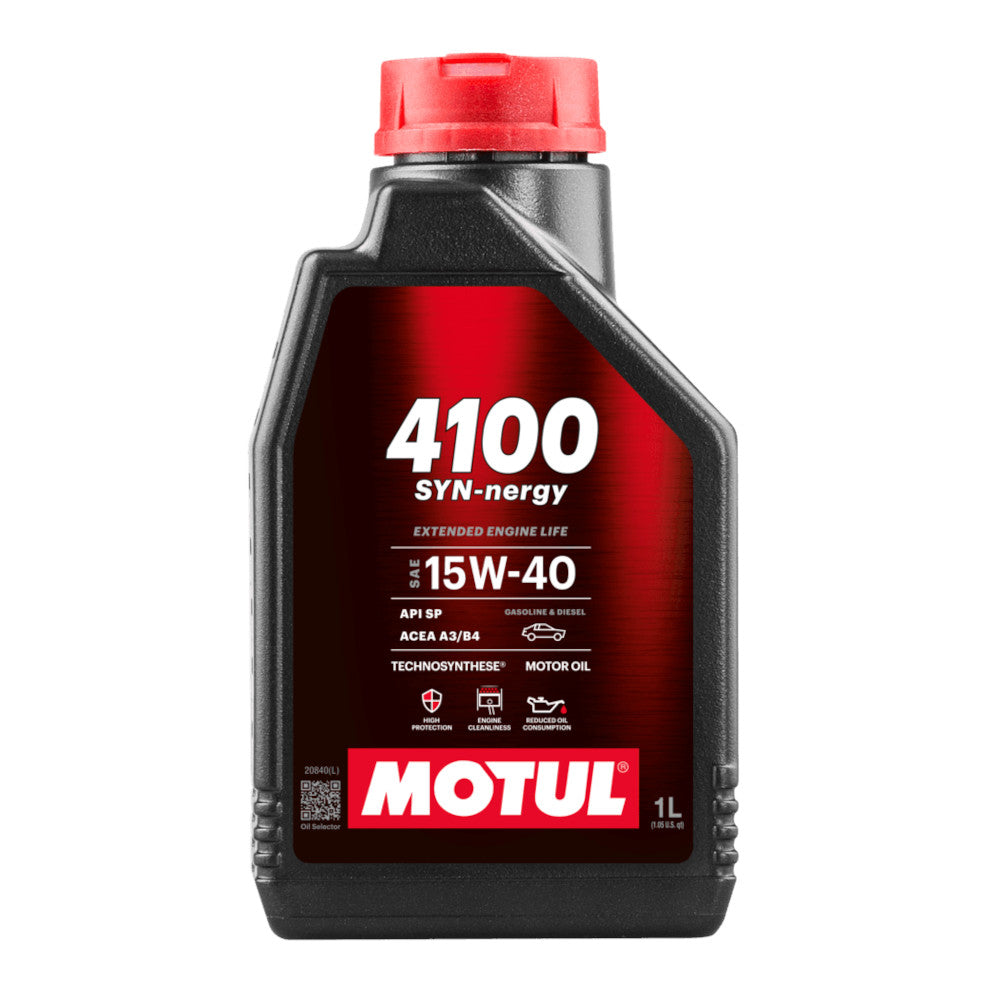 Motul 4100 Syn-nergy 15W40 Motoröl (1L) - The Performance Shop | Your #1 Source for Performance Parts