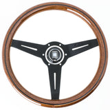 Nardi Classic ND34 Lenkrad, Holz, Schwarz Inlay, Schwarze Speichen, 25 mm Schüsselung - The Performance Shop | Your #1 Source for Performance Parts