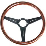 Nardi Classic ND36 Lenkrad, Holz, Schwarz Inlay, Schwarze Speichen, 25 mm Schüsselung - The Performance Shop | Your #1 Source for Performance Parts