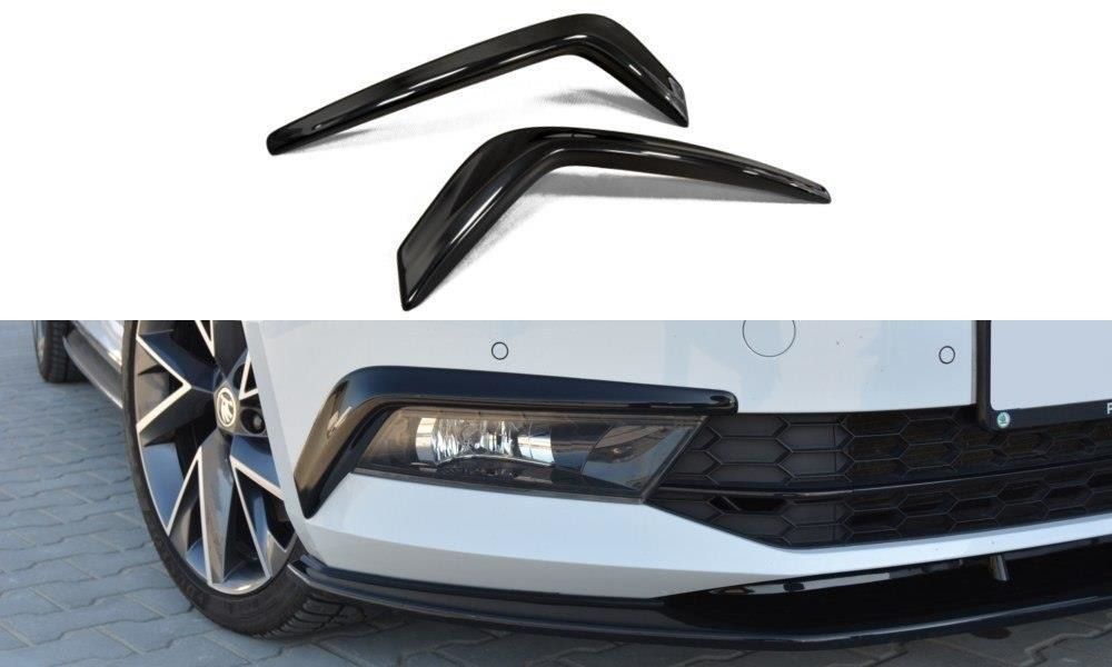 Maxton Design Rahmen für Leuchten für Skoda Superb MK3 schwarz hochglanz - The Performance Shop | Your #1 Source for Performance Parts