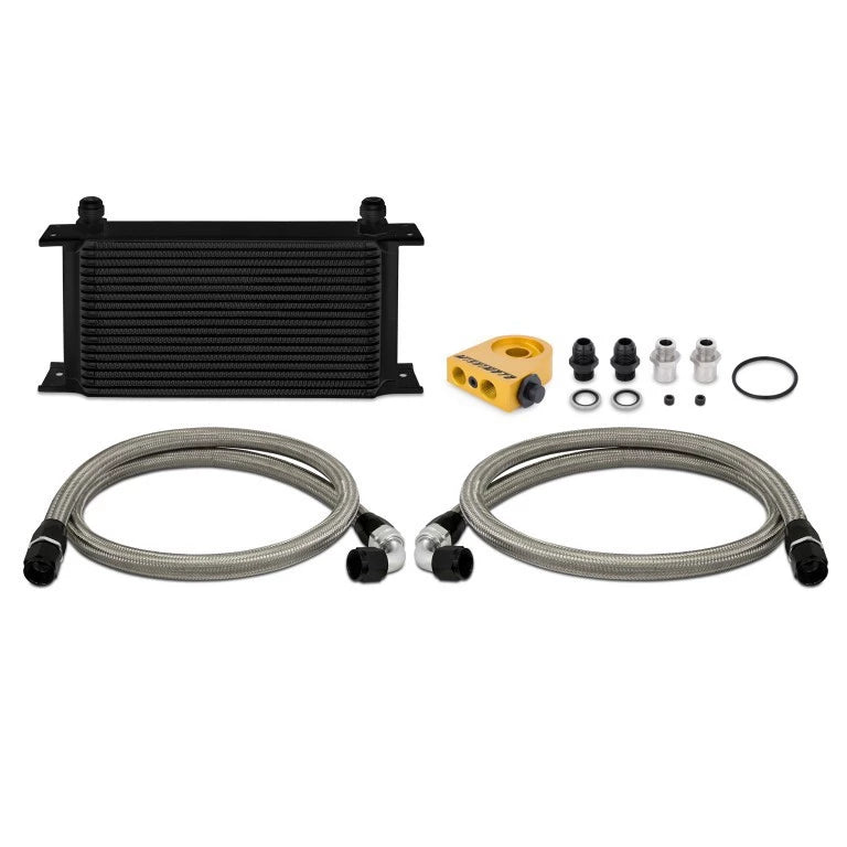 Universal Ölkühler Kit Mishimoto 19 Reihen mit Thermostat / schwarz | MMOC-ULTBK - The Performance Shop | Your #1 Source for Performance Parts