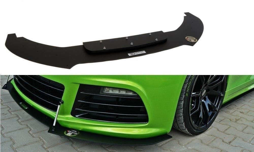 Maxton Design Racing-Frontlippe für Volkswagen Scirocco Scirocco 3 R schwarz unbearbeitet - The Performance Shop | Your #1 Source for Performance Parts