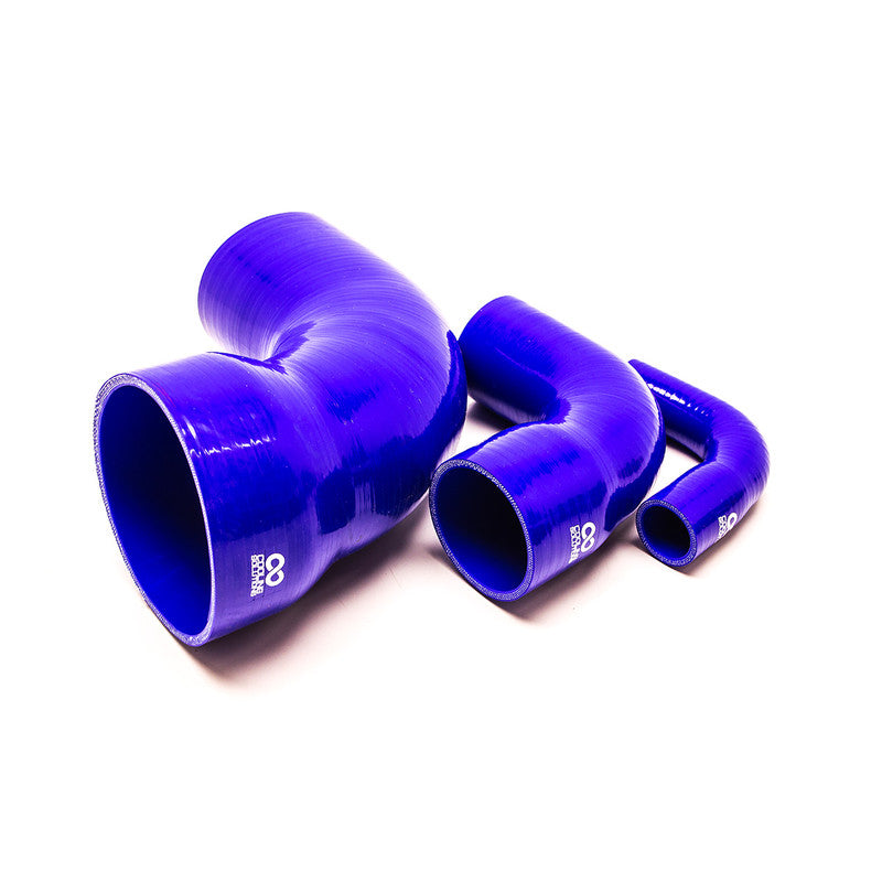 90°-Reduzierbogen – Ø22–19 mm, Länge 102 x 102 mm, dick. 4 mm, Blau