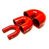 180°-Bogen – Ø38 mm, Länge 105 x 95 x 105 mm, dick. 4 mm, Rot